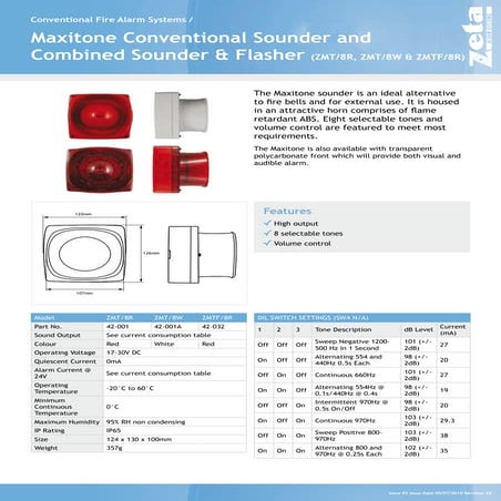Maxitone Conventional Sounder
