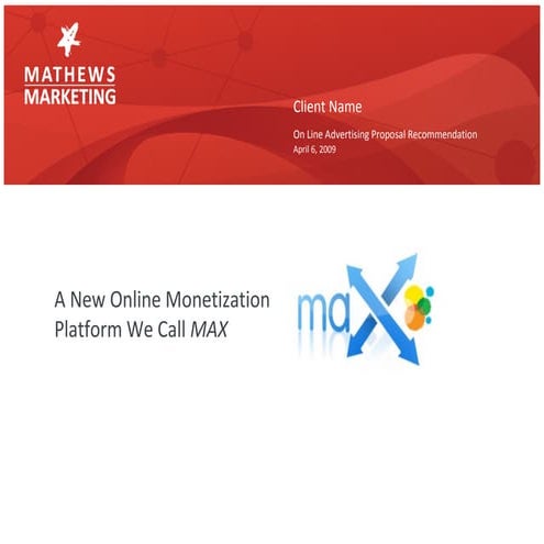 Sales Deck Maxis introduction new slides | PDF