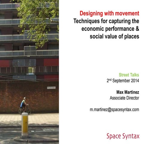 Movement for Liveable London Street Talks - Max Martinez, 2nd September 2014