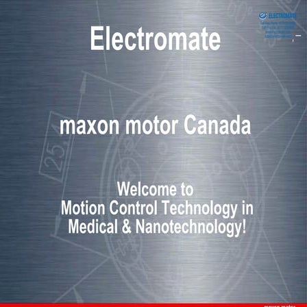 Maxon Medical presentation may 2009