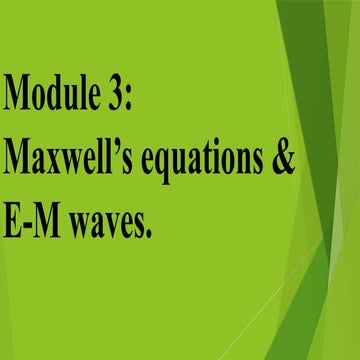 Engineering Maxwell equations, EMwaves (MR).pptx