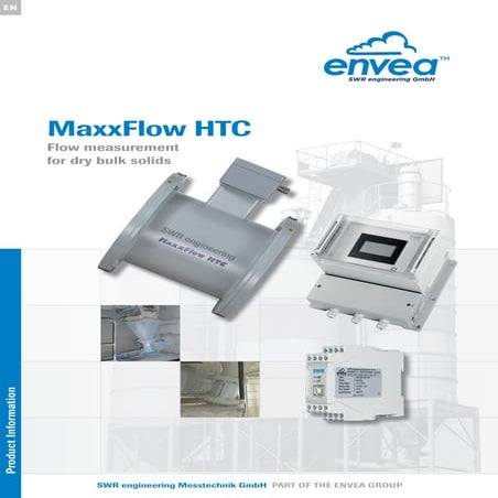 Flow measurement for dry bulk solids MaxxFlow