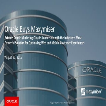 Maxymiser general-presentation-2637782