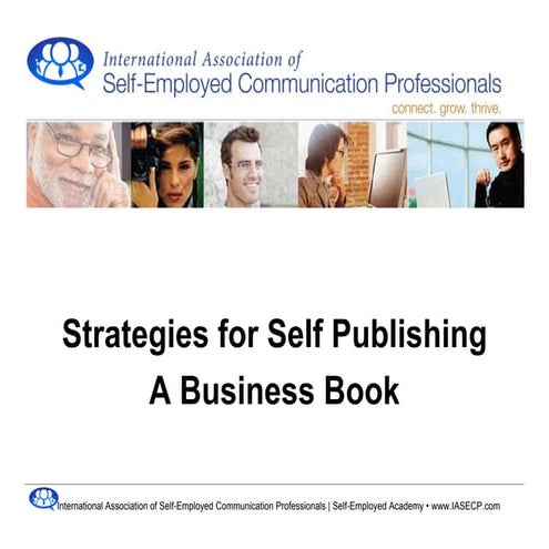 Strategies for self publishing a business book | Kaya Singer