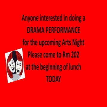 Announcements Tuesday May 1, 2018