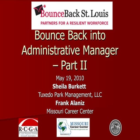 Bounce Back St. Louis May 19th