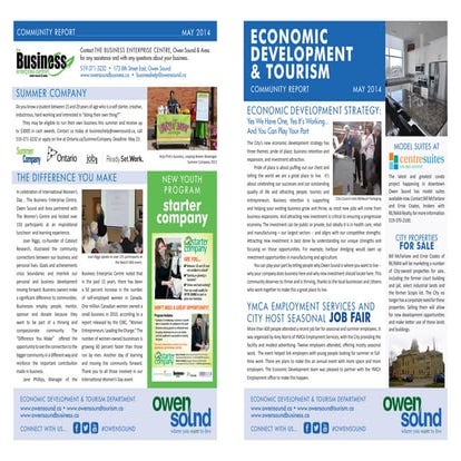Owen Sound Community Report May 2014