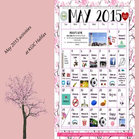 KGIC Halifax - May 2015 Activities