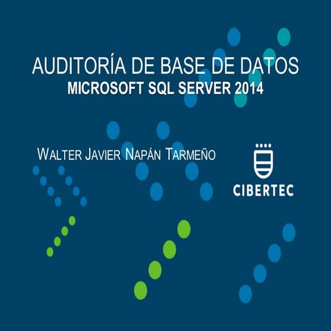 Auditoría de bases de datos