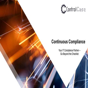 Continuous Compliance Monitoring