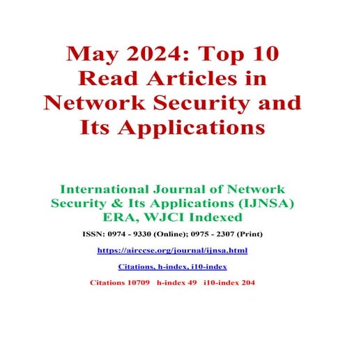 May 2024 - Top 10 Read Articles in Network Security & Its Applications.pdf