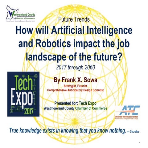 Westmoreland Chamber TechExpo 2017 Talk May 24th