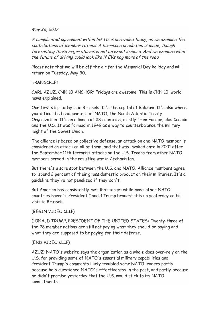 CNN 10 May 26 Transcript