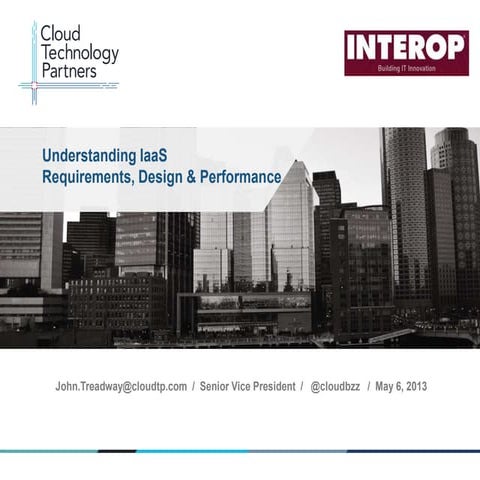 Understanding IaaS Requirements & Design Cloud