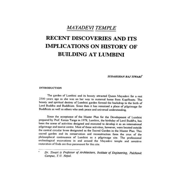 Mayadevi Temple- Lumbini, Nepal