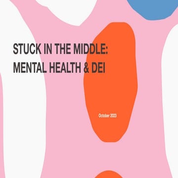 Stuck in the Middle: Mental Health & DEI - SocialHRCamp Montreal 2023
