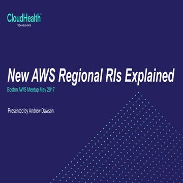 New AWS Regional RIs Explained