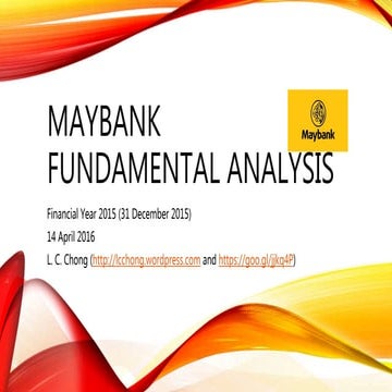 MAYBANK – Fundamental Analysis FY15