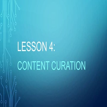 CONTENT CURATION