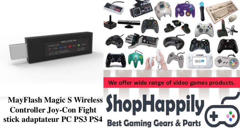 May Flash Magic S Wireless Controller Joy Con Fight Stick Adaptateur