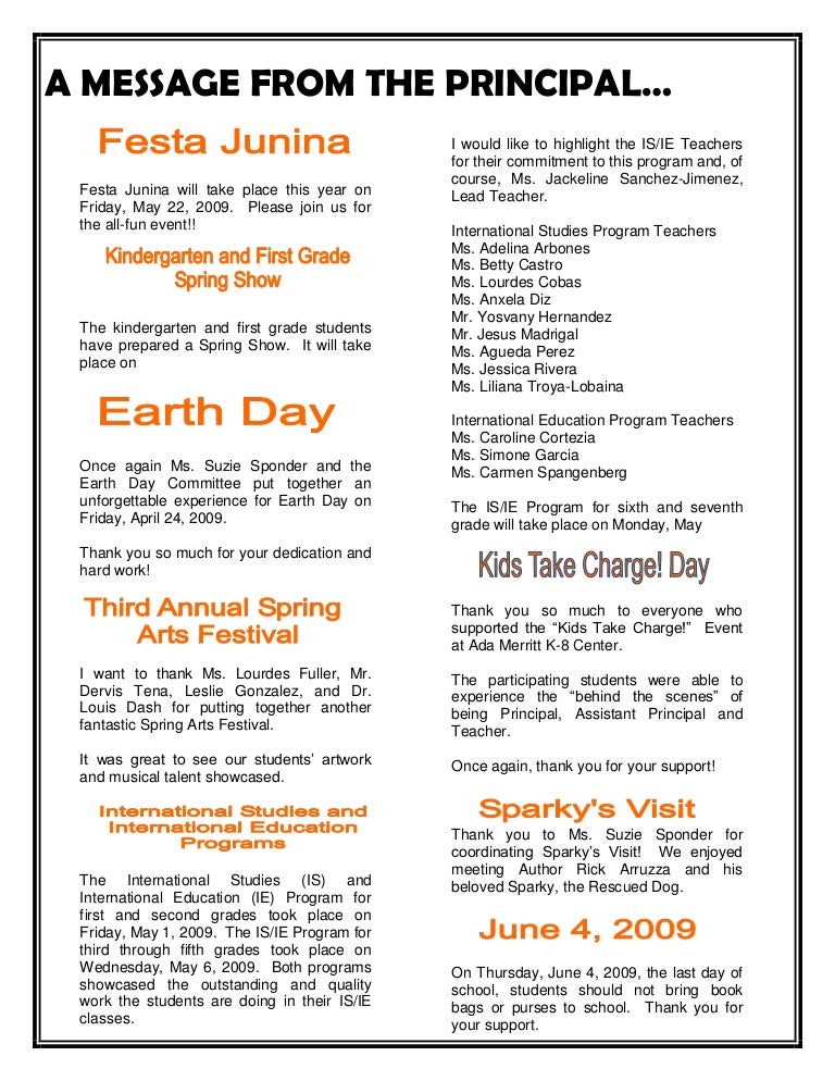 May June Ada Merritt K 8 Center Home Frame Page