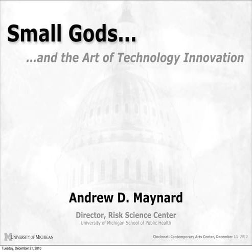 Andrew Maynard: Where Do We Go From Here?