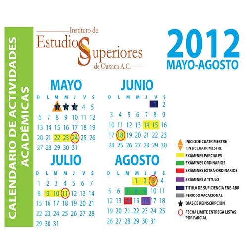 Mayo agosto 2012