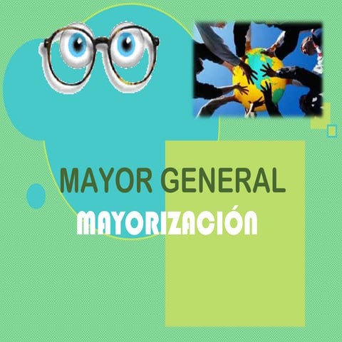 Mayorización daniel pastrano PPT Descarga Gratuita