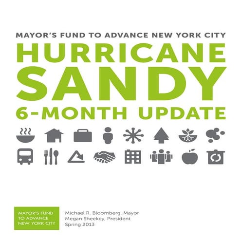 New York City, NY | Spring 2013 | SIX-MONTH UPDATE ON HURRICANE SANDY RELIEF ...