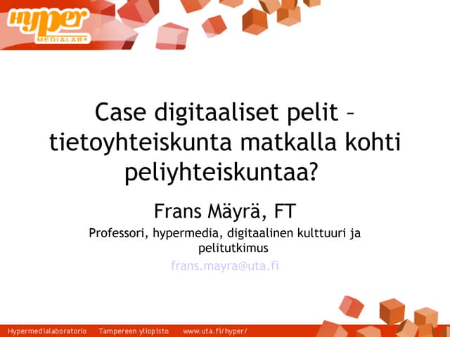 Case Digitaaliset Pelit