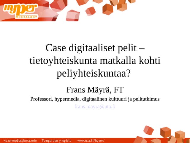 Case Digitaaliset Pelit