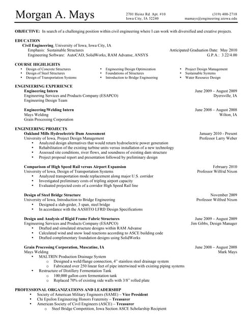 Mays Morgan Resum PDF - Maysmorganresume 12697607169197 Phpapp02 Thumbnail 