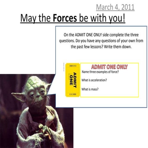 May the forces be with you