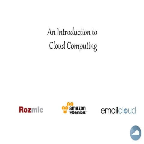 Introduction to Cloud Computing | PPT