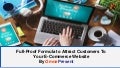 Full Proof Formula To Attract Customers To Your E-Commerce Website