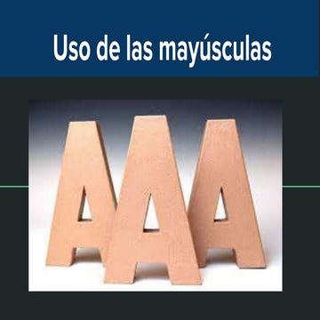 Mayúsculas