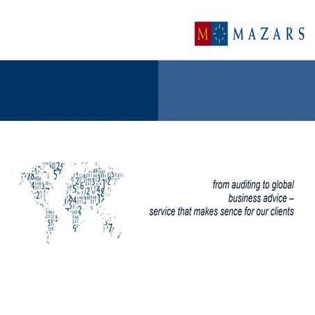 Mazars presentation november 2011 (tjk)