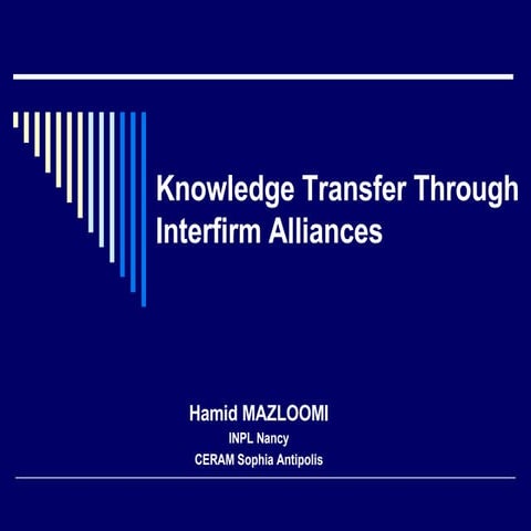Mazloomi Alliance course presentation