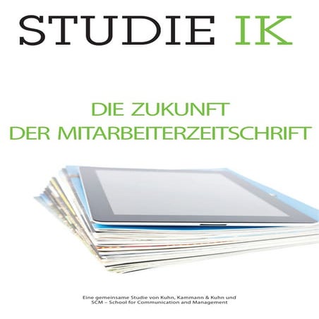 Studie Zukunft der Mitarbeiterzeitschrift