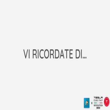 Tesla Club Italy Revolution 2022 - Tenersi aggiornati con il podcast “Senza un briciolo di Tesla”