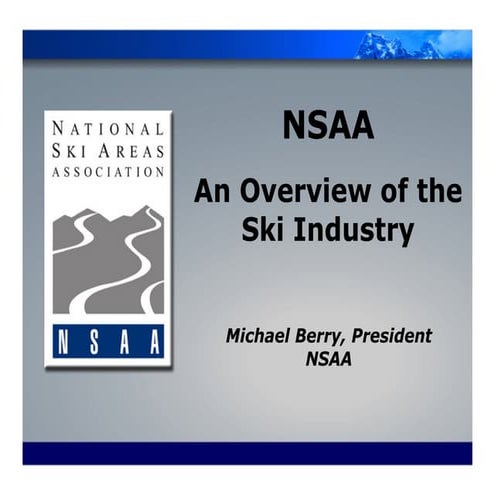 An Overview of the Ski Industry | PDF