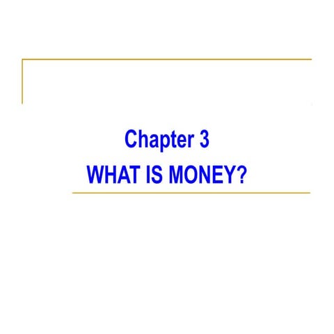 What is Money ?