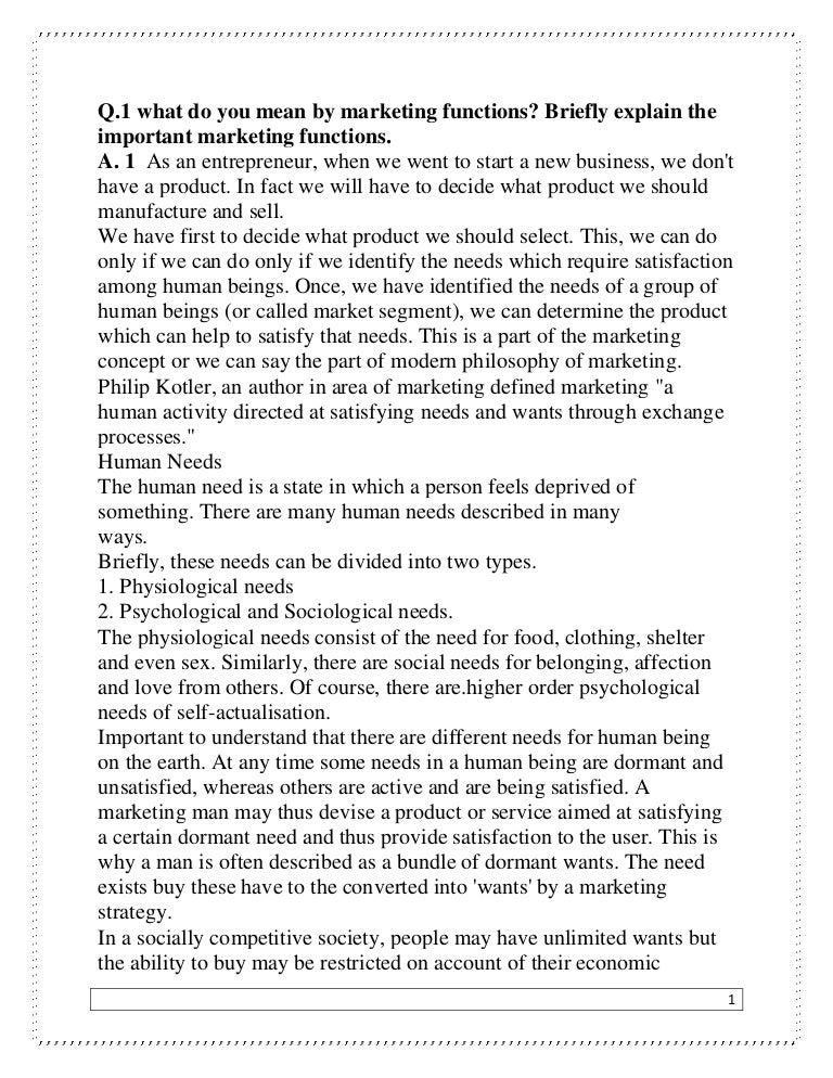Management personal statement
