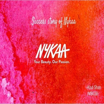 Success story of nykaa 