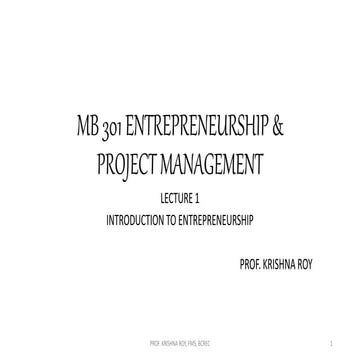 MB 301 ENTREPRENEURSHIP & PROJECT MANAGEMENT 1.pptx