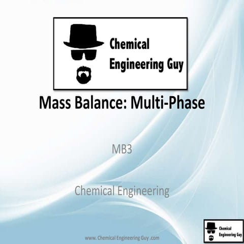 MB3 Multiple Phase Mass Balances