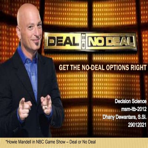 Get the no-deal options right