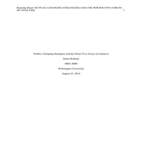 Netflix-Case Study-- When a Pioneer Has to Reinvent Itself 