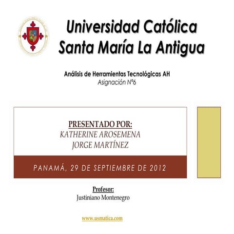 Asignacion #6 - Analisis de Herramientas Tecnologicas AH