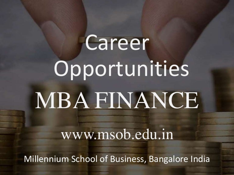 Why Mba Finance As Career , Why MBA in Finance is a Smart Career Choice ...